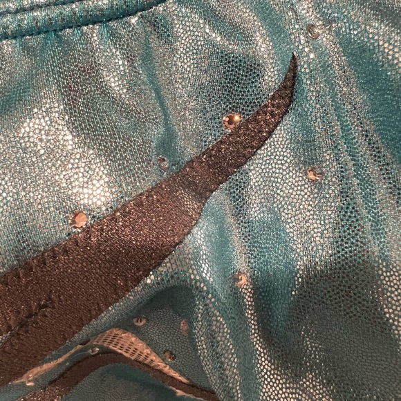 Adult leotard by snowflake designs with crystals - Picture 6 of 7